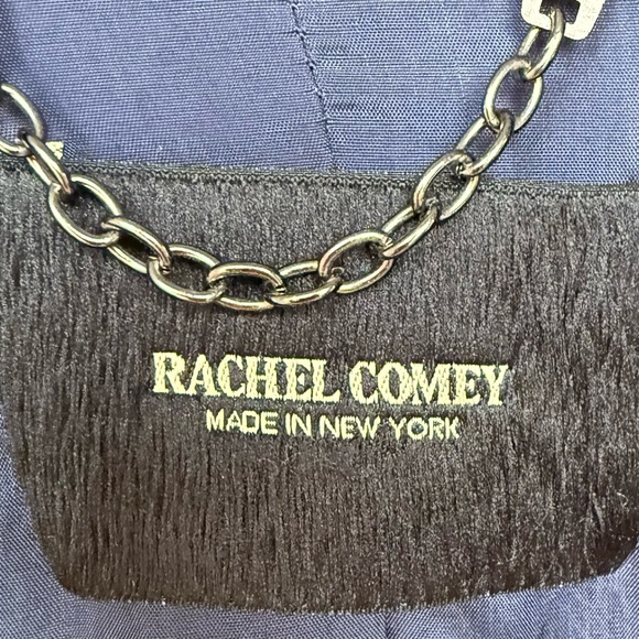 Rachel Comey Rupture Blazer Navy Polka Dot Tailored Jacket Size 10 - Picture 8 of 16